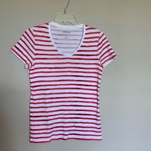 Croft and Barrow Women’s Striped Short Sleeve Shirt